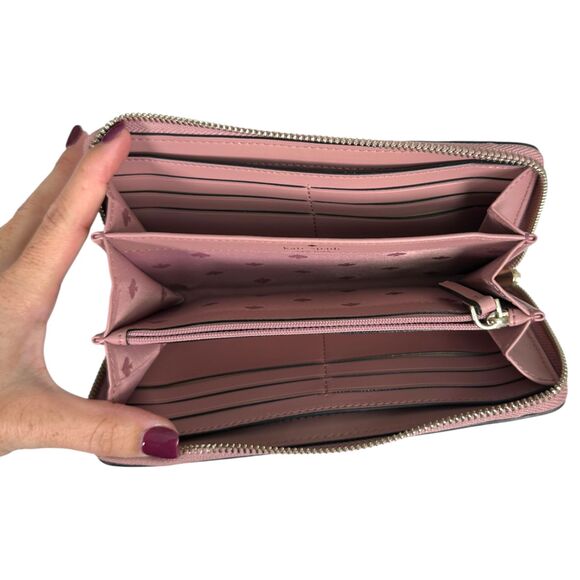 Kate Spade Briar Lane Gala Floral Full Zip Wallet - Picture 2 of 3